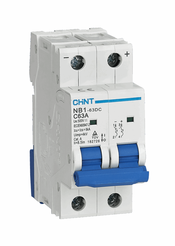 Disjoncteurs modulaires NB1-63DC