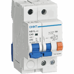 Disjoncteur différentiel NB1L avec protection contre les surintensités (magnétique)