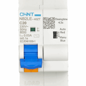 Disjoncteur différentiel intelligent NB2LE-40ZT avec protection contre les surintensités (électronique)