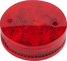 SF100 LITE: SIRENE INCENDIE INTERIEURE AVEC FLASH ROUGE