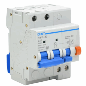 DISJONCTEUR DIFFRENTIEL NB1L-40 2P C20 30mA AC 6KA CHINT