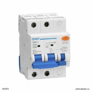 DISJONCTEUR DIFFRENTIEL NB1L-40 2P C16 30mA AC 6KA CHINT