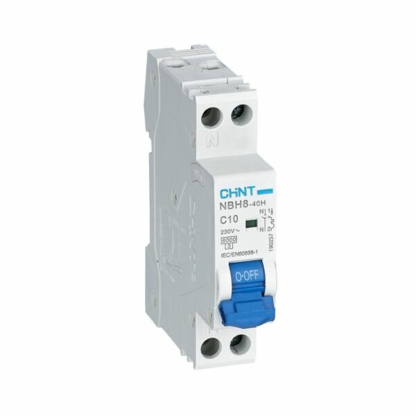 DISJONCTEUR NBH8-40H 1P+N C10 6KA CHINT