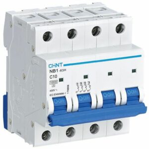 DISJONCTEUR DIFFRENTIEL NB1L-40 4P C10 300mA AC 6KA CHINT