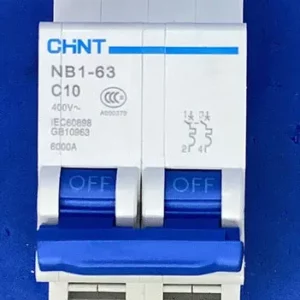 disjoncteur bipolaire C10 6kA 2P Chint Tunisie BTMT Electric