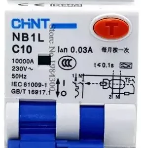disjoncteur différentiel C10 300mA Chint Tunisie BTMT Electric