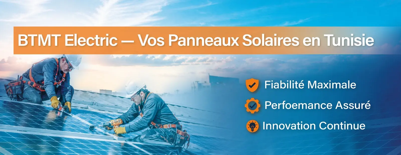 panneau solaire Tunisie BTMT Electric