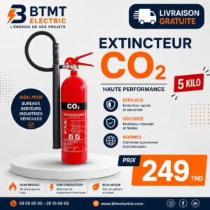 Extincteur CO₂ 5 Kilogramme