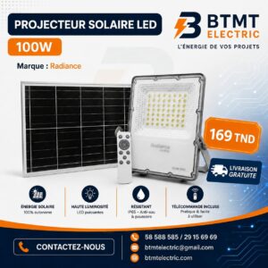Projecteur Solaire LED 100W Radiance